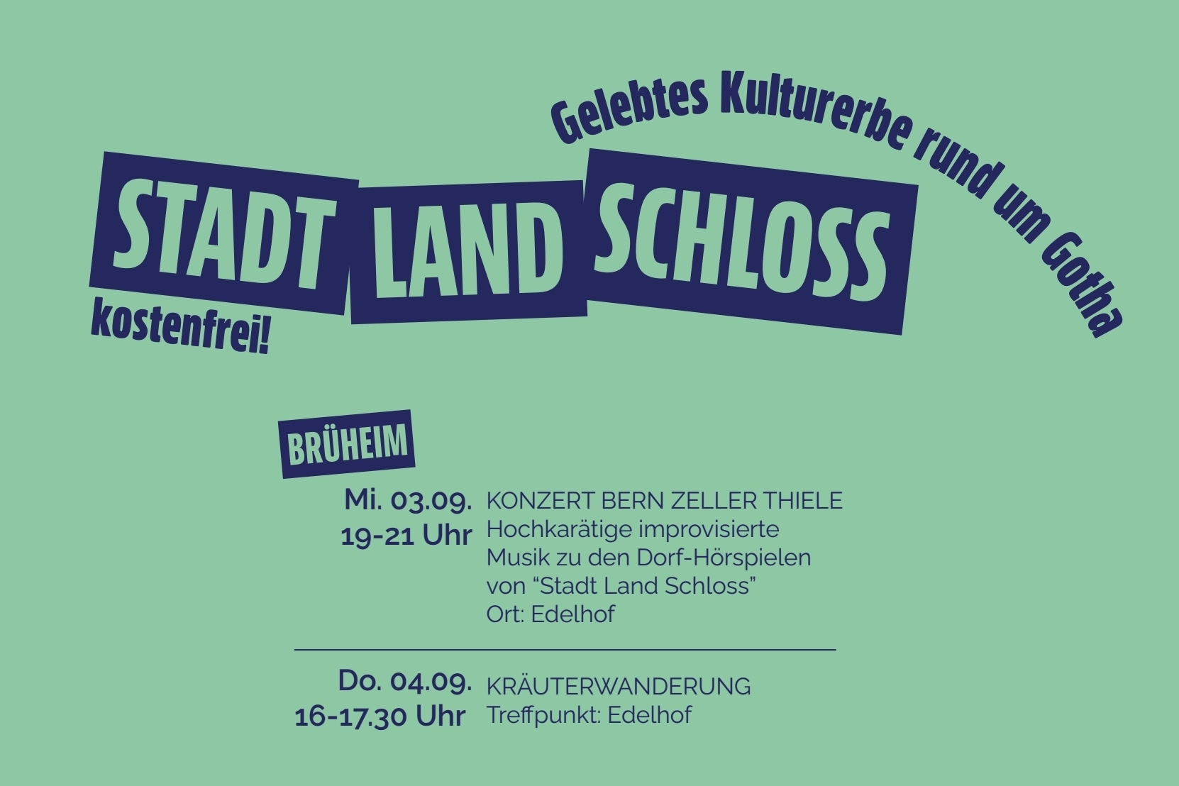 Stadt Land Schloss 2025
